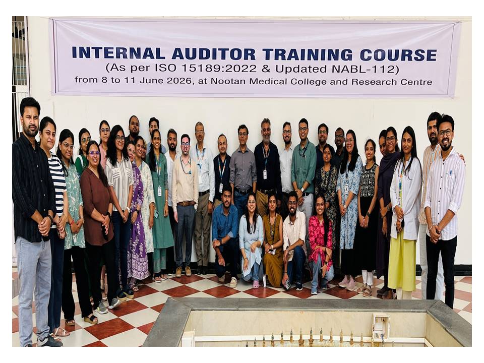 NMCRC & Nootan General Hospital Successfully Conduct 4-Day Internal Auditor Training Workshop
